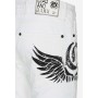 CIPO & BAXX Jeanshose 'Wings & Skulls' in weiß
