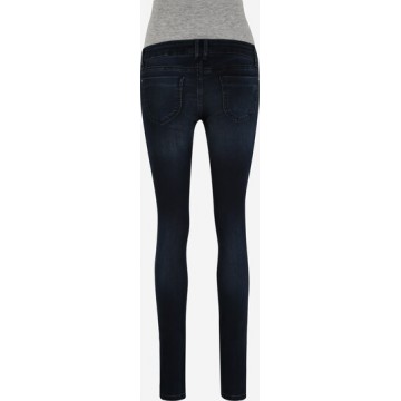 MAMALICIOUS Jeans 'Katya' in dunkelblau / graumeliert