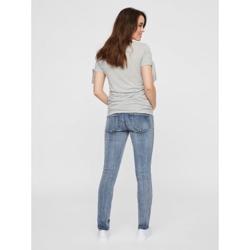 MAMALICIOUS Jeans in blue denim
