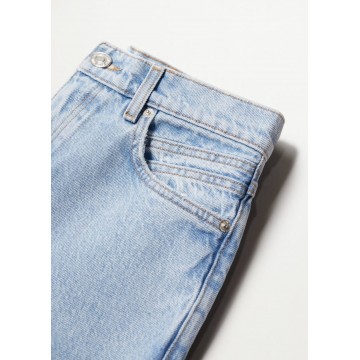 MANGO Jeans 'Mom 90' in himmelblau