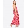 Fabienne Chapot Kleid 'Sunny' in rot / rotviolett / weiß