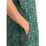 Green Cotton Jerseykleid mit 1/2-Arm aus 100% Baumwolle in mischfarben