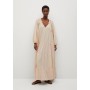 MANGO Kleid 'Renee' in nude / braun / rostrot