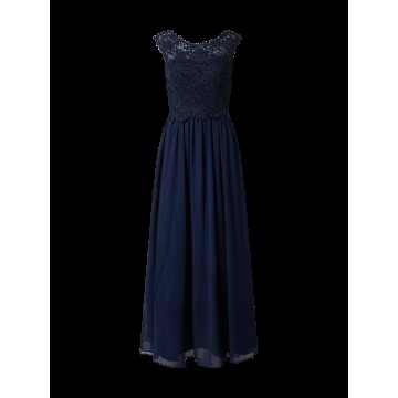 mascara Kleid 'LACE UP BACK' in navy