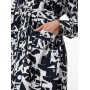 MAX&Co. Kleid 'CRONISTA' in dunkelblau / weiß