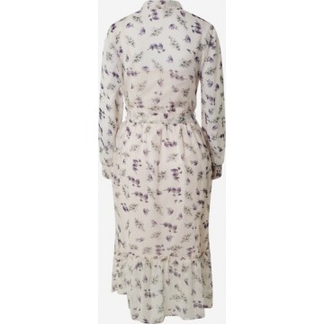 Miss Selfridge Kleid 'Ditsy Chiffon Maxi Dress' in elfenbein