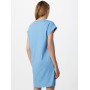 MOSS COPENHAGEN Kleid 'Alvidera' in blau / weiß