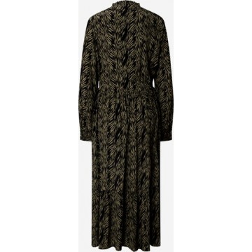 MOSS COPENHAGEN Kleid 'Calie Morocco' in brokat / schwarz