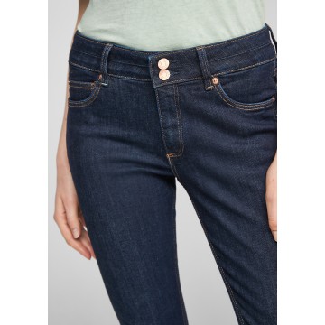 Q/S designed by Skinny Fit: Skinny leg-Jeans in dunkelblau