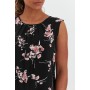 b.young Bluse mit Allover Print in schwarz