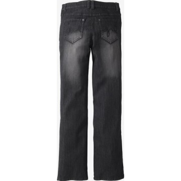 SHEEGO Bootcut-Jeans in grey denim