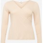 ABOUT YOU Curvy Shirt 'Kimberly' in beige