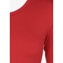 Doris Streich Shirt mit Glitzerdetails in rot