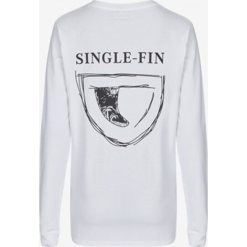 Single-Fin Shirt in weiß