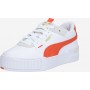 PUMA Sneaker 'Cali' in hellgrau / orangerot / weiß