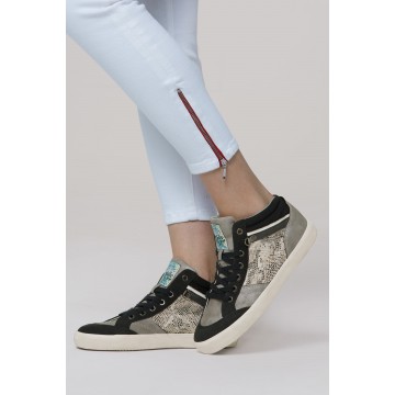 Soccx Sneaker in beige / grau / schwarz