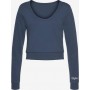 BUFFALO Sweatshirt in rauchblau / silber