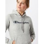 Champion Authentic Athletic Apparel Sweatshirt in navy / graumeliert / feuerrot / weiß