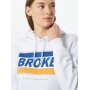 EINSTEIN & NEWTON Sweatshirt 'Broke Brun Hilde' in blau / weiß
