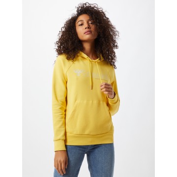Hummel Sweatshirt in gelb / weiß