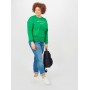 ONLY Carmakoma Sweatshirt 'CARTHILDE' in grün / weiß