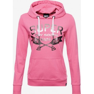 Superdry Sweatshirt 'Workwear 4 Standard' in pink / silber