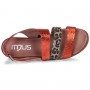 Mjus CHAT BUCKLE Rot / Leopard