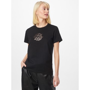 DIESEL Shirt 'T-SILY-K9' in silbergrau / schwarz