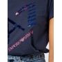 EA7 Emporio Armani T-Shirt in blau / marine / pink