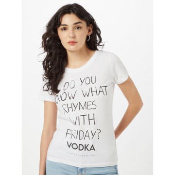 EINSTEIN & NEWTON Shirt 'Rhymes' in schwarz / weiß