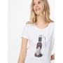 EINSTEIN & NEWTON T-Shirt 'Sauce' in dunkelgrün / dunkelrot / weiß