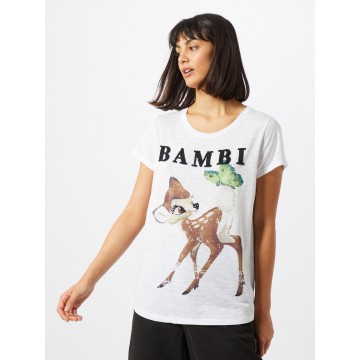 Frogbox T-Shirt 'Bambi' in mischfarben / weiß