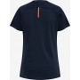 Hummel T-Shirt in navy / dunkelorange