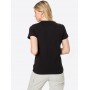 KnowledgeCotton Apparel Shirt 'ROSA' in schwarz