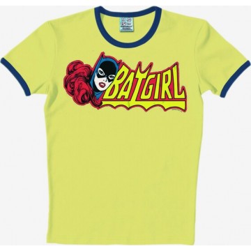 LOGOSHIRT T-Shirt 'Batgirl' in gelb