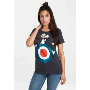 LOGOSHIRT T-Shirt 'Snoopy' in blau