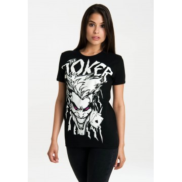 LOGOSHIRT T-Shirt 'The Joker' in schwarz