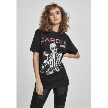 Merchcode T-Shirt in pink / schwarz / weiß