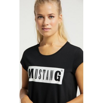 MUSTANG T-Shirt ' Print-Shirt ' in schwarz