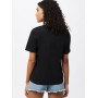 ONLY T-Shirt 'CHLOE' in dunkelpink / schwarz