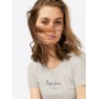 Pepe Jeans T-Shirt 'NEW VIRGINIA' in graumeliert