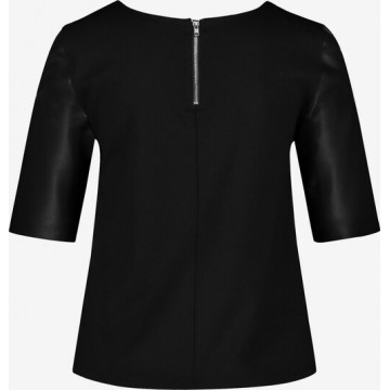 TAIFUN Shirt in schwarz